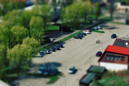 Бесплатное стоковое фото с kruszwica, автомобили, деревья