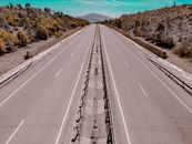 Roads on Desert