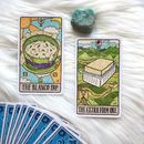 Green and White Playing Cards