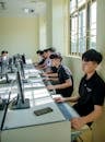 Students Using Computers in a Classroom