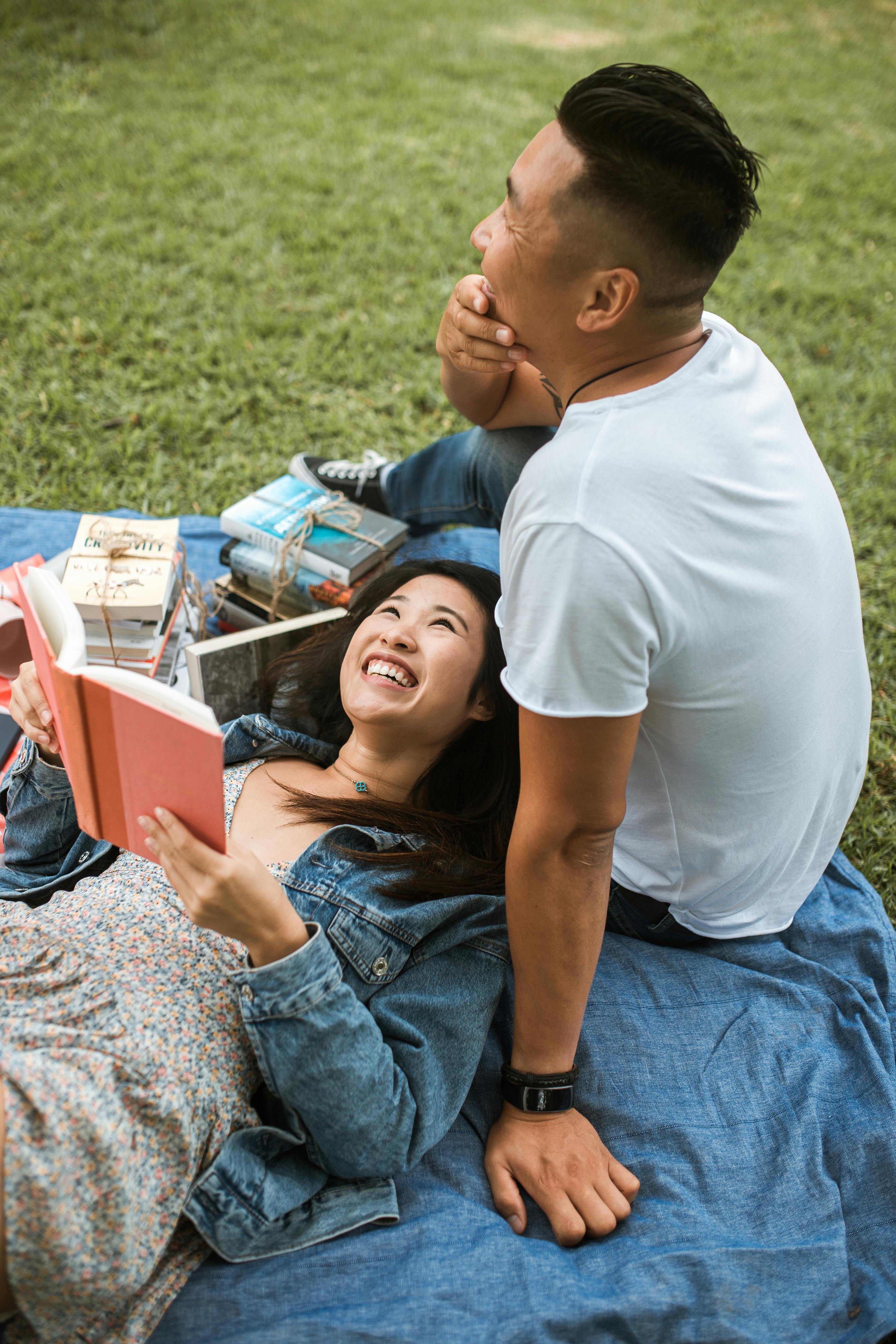 couple having a picnic