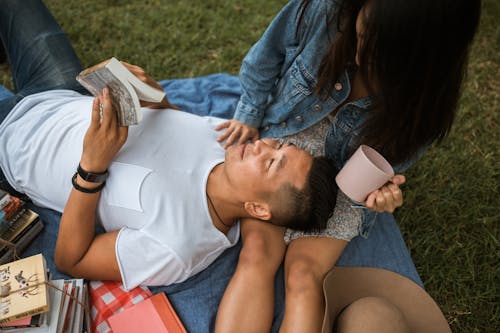 Couple Having a Picnic