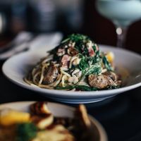 Creamy spaghetti