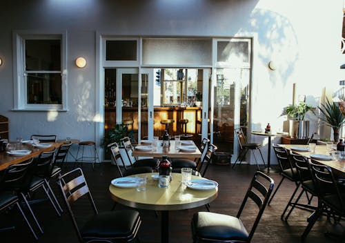 Tables on Restaurant Terrace