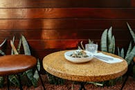 Meal on Restaurant Table