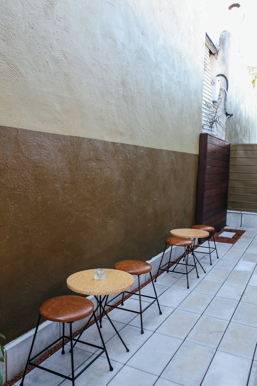 咖啡馆户外座位区