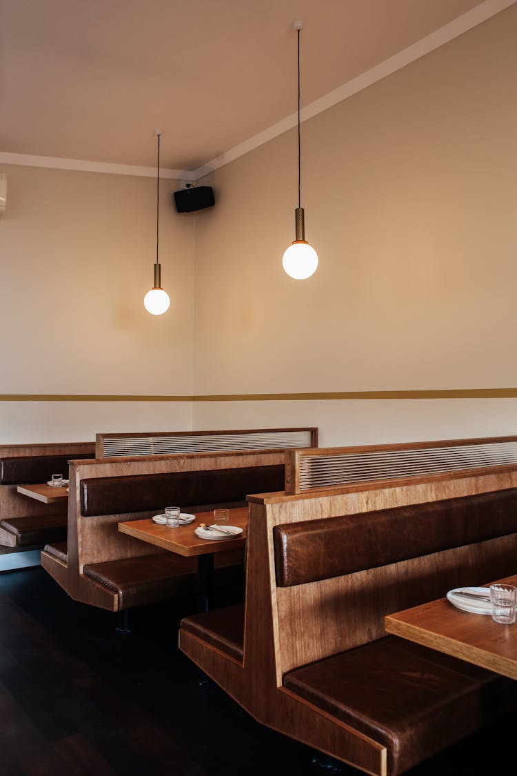 Interior Of A Vintage Diner 