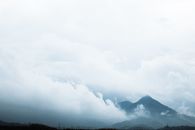 White Clouds over Green Mountains