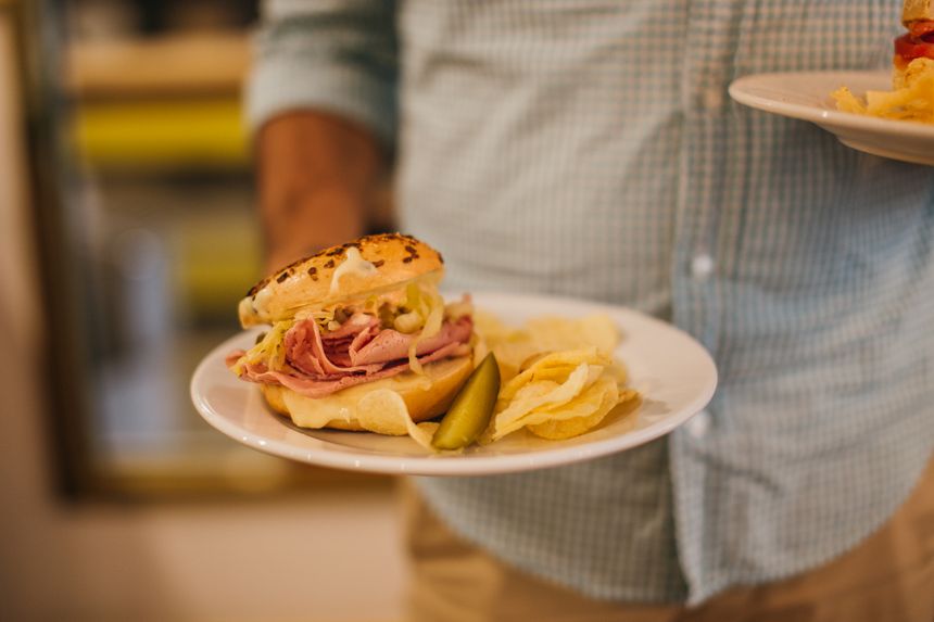 Deli sandwiches on a counter — photo by Rachel Claire on Pexels