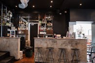 Counter in Modern Bar Interior