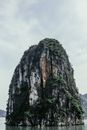 Brown and Gray Rock Formation Under White Clouds