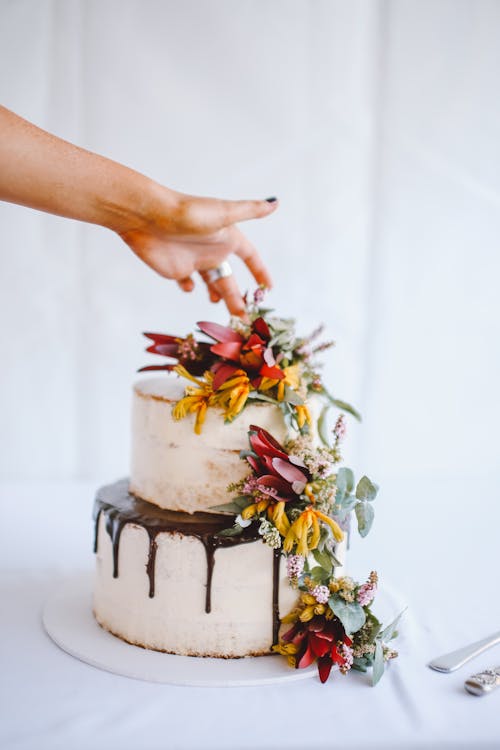Gratis stockfoto met bloemen, cake, decoratie Stockfoto