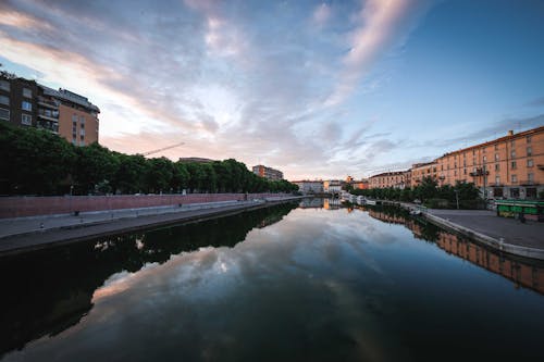 Gratis lagerfoto af aften, arkitektur, blå