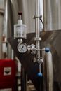 Silver and Black Water Pump