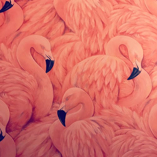 Free stock photo of decor, flamingo, interior