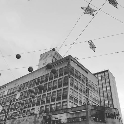 Free stock photo of architecture, christmas decorations, concrete