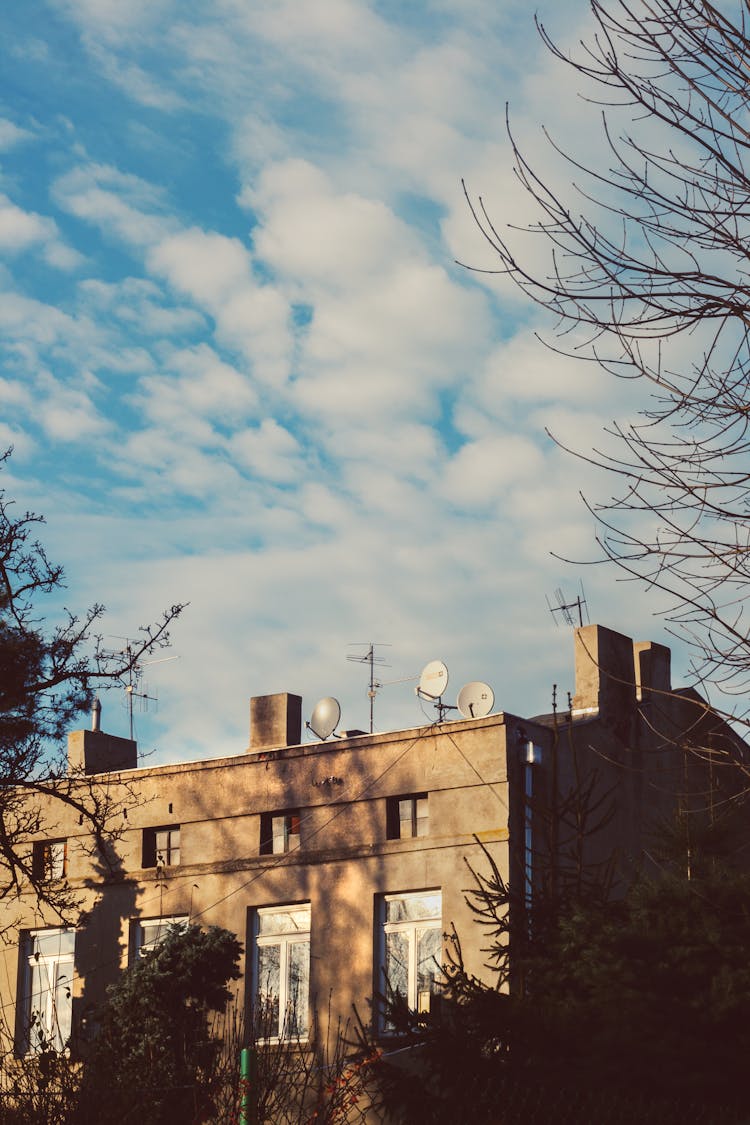 Tenement House & Blue Sky