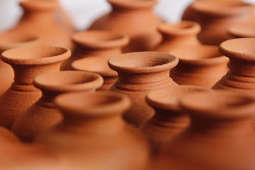 Clay Jars in a Shop