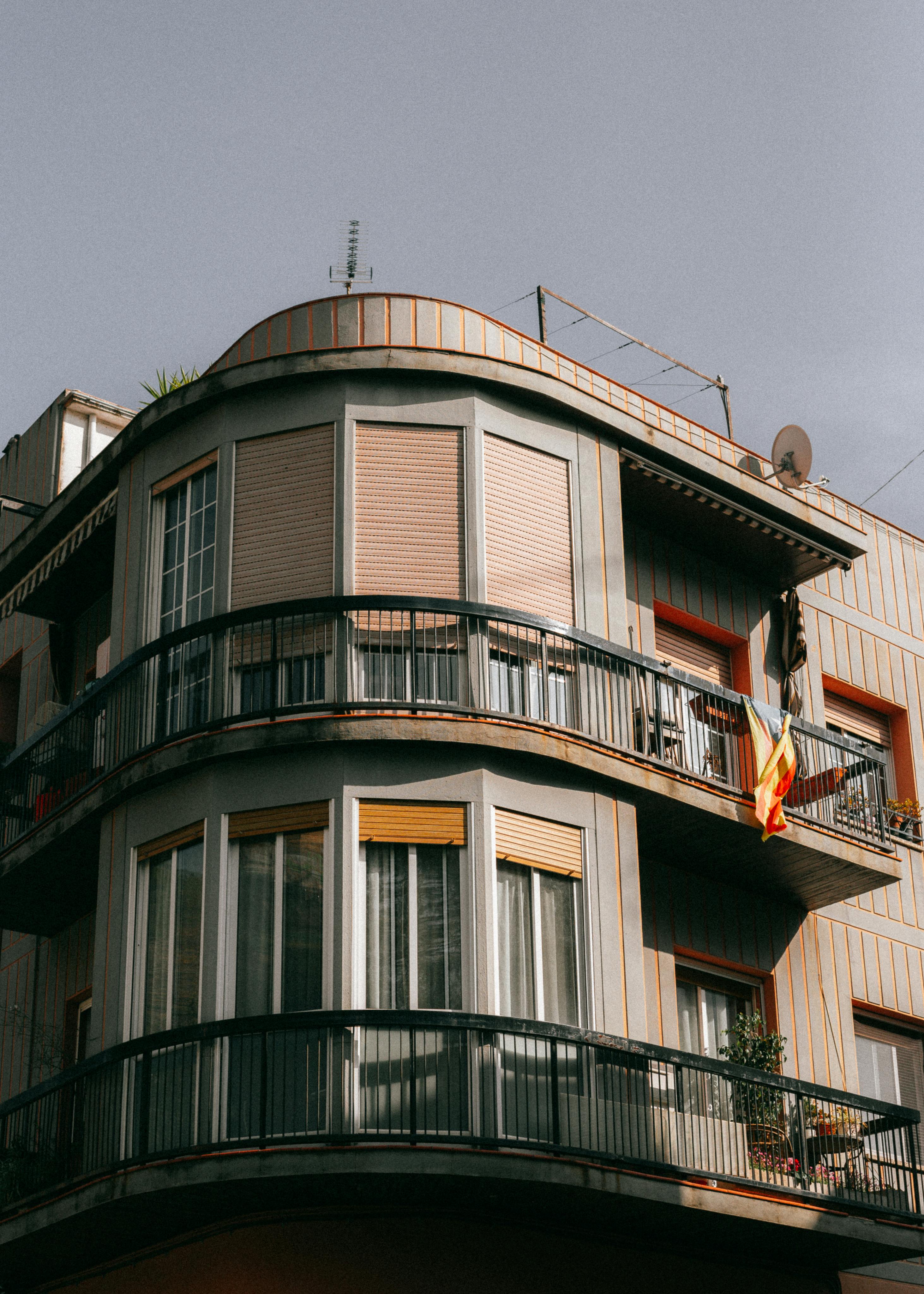 exterior of apartment building