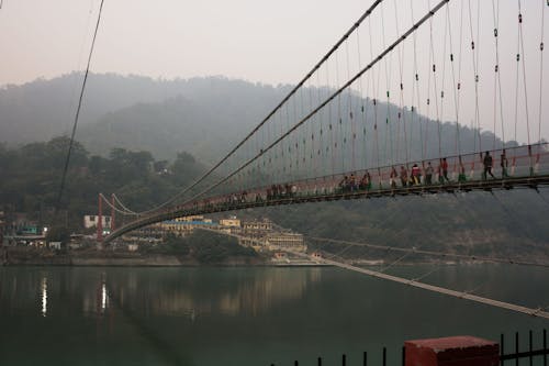 คลังภาพถ่ายฟรี ของ rishikesh, สะพาน, อินเดีย