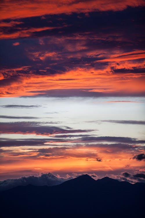 Immagine gratuita di alba, crepuscolo, montagne