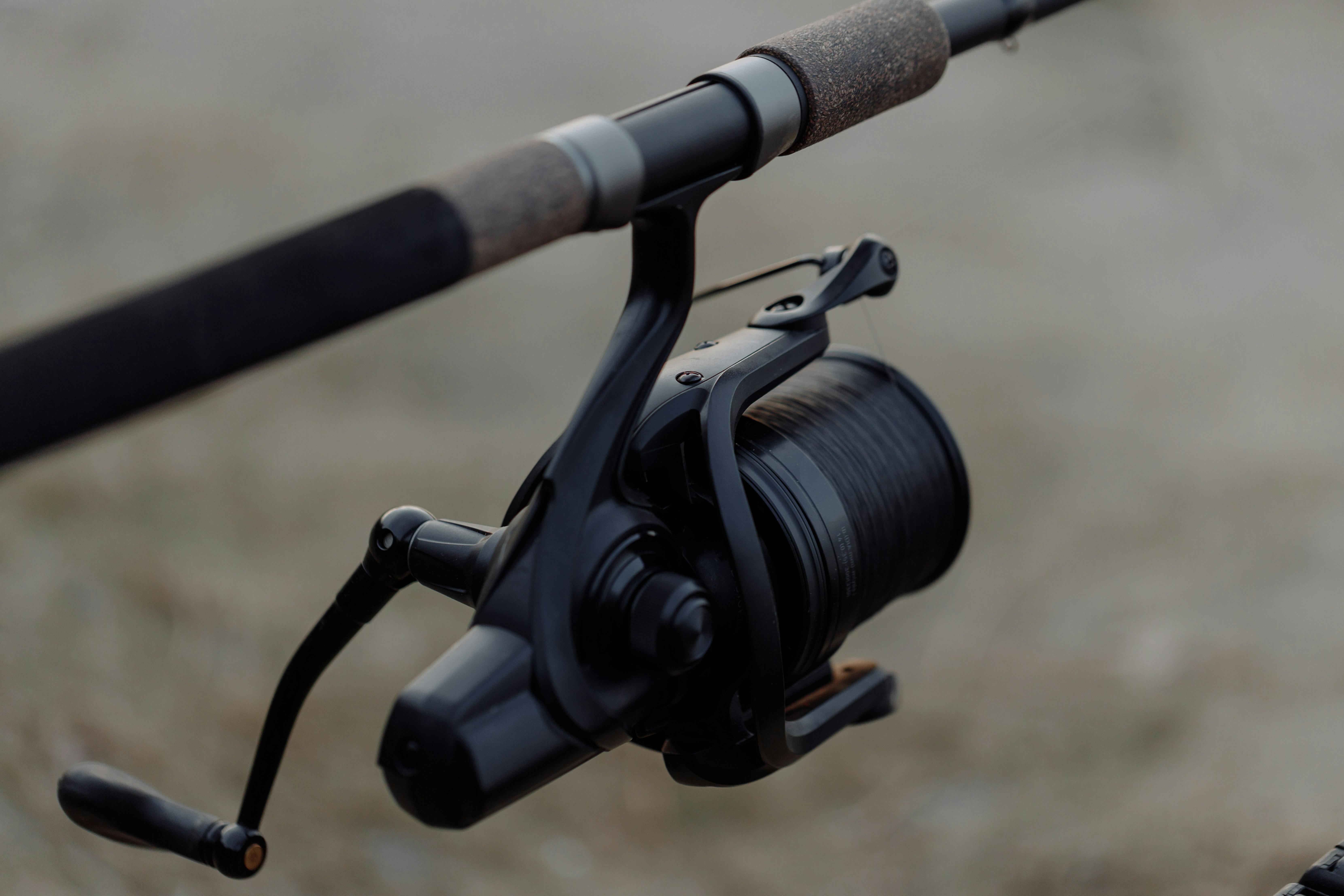 black fishing rods free image