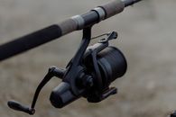 Black and Silver Fishing Rod