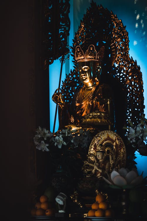 Foto profissional grátis de ancião, bronze, Buda