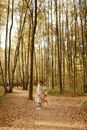 Woman in White Dress Walking on Forest