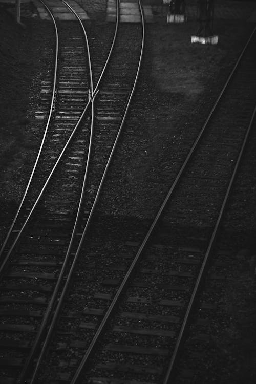 Free Railroad tracks II Stock Photo
