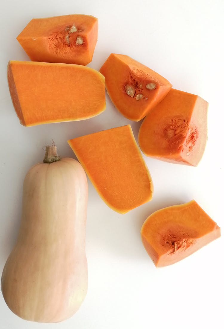 Overhead Shot Of Butternut Squash