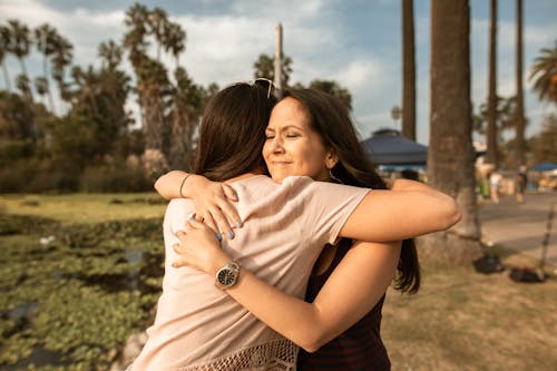 Free Two Women Hugging Stock Photo