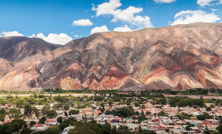 Drone Shot Of Quebrada De Humahuaca