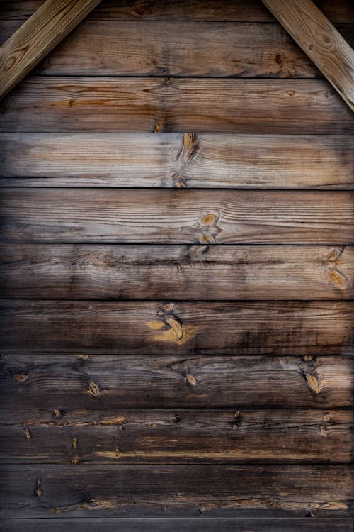 Close-Up Shot of Wooden Background
