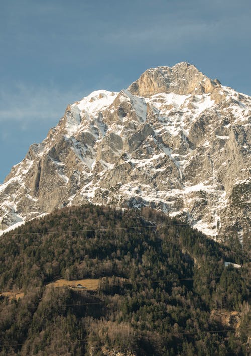 Clear Sky over Mountains