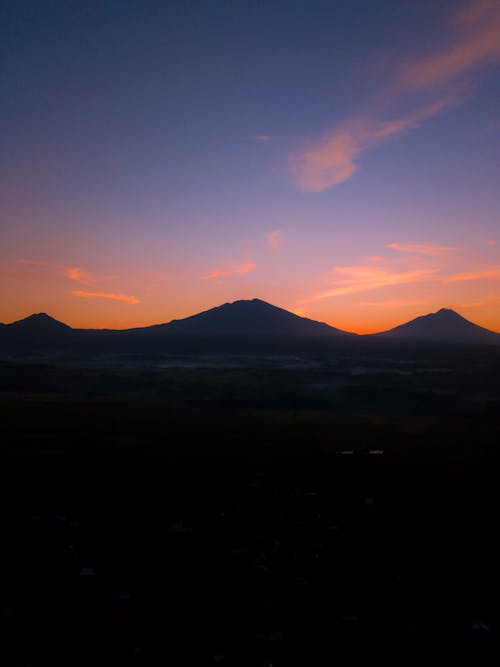 Foto profissional grátis de montanha, montanha andong, montanha do nascer do sol