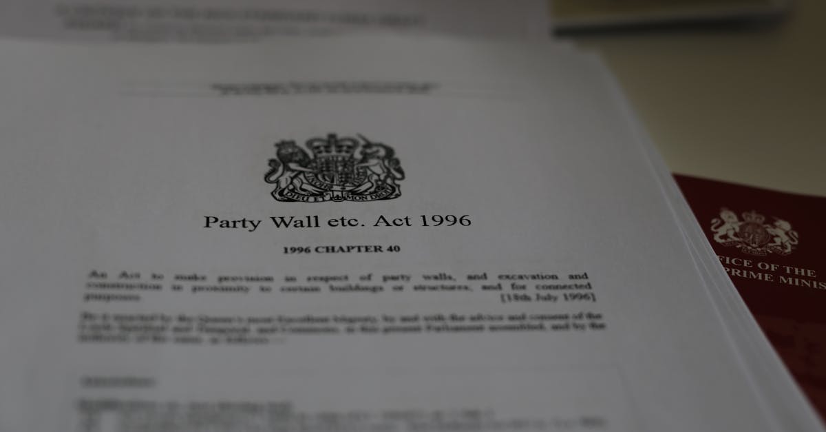 Free stock photo of The Party Wall Act