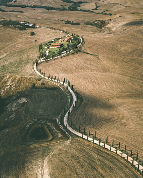 Photos gratuites de campagne, orientation, photo avec un drone