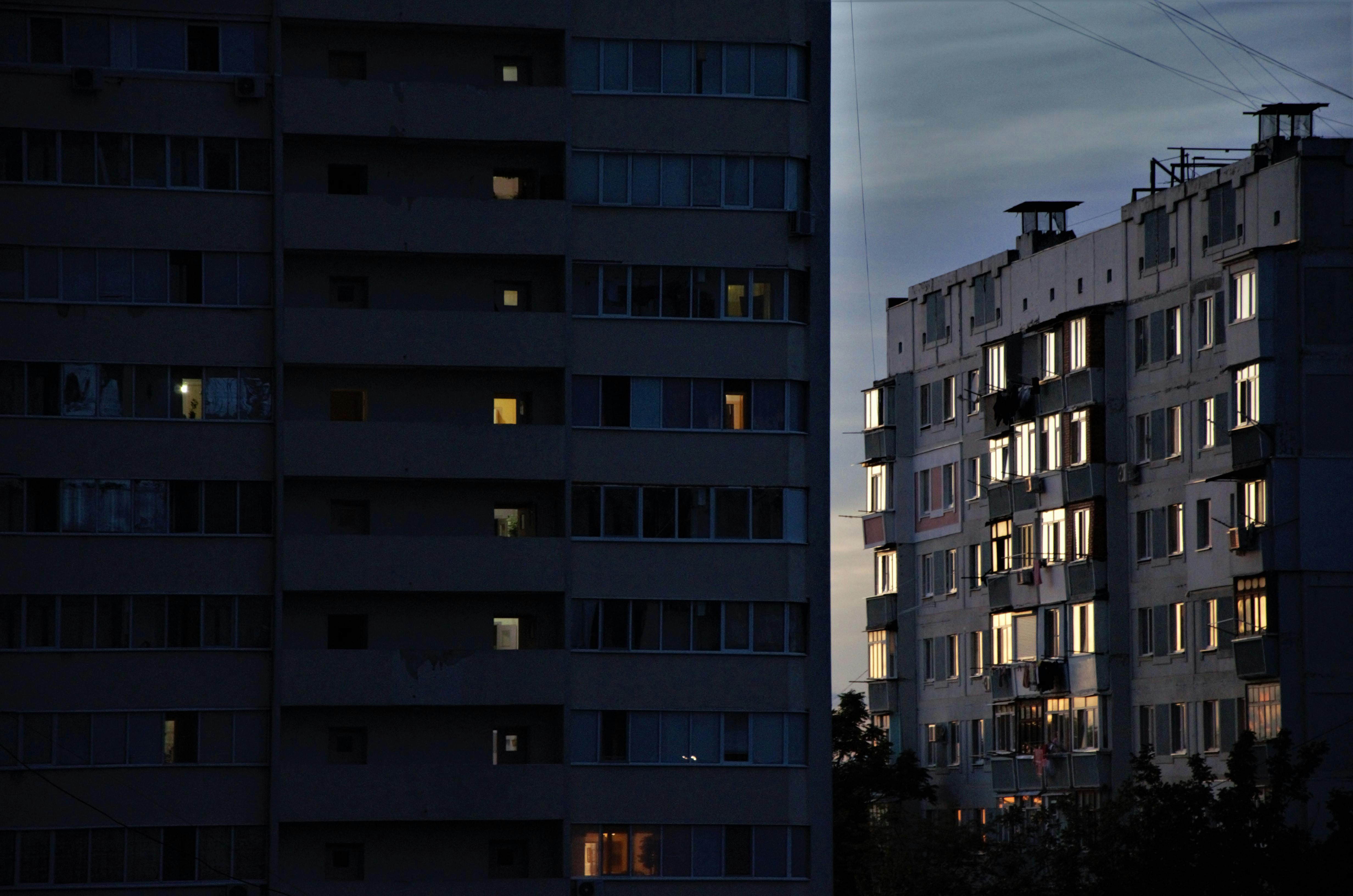 during errands, commute, or apartment routines commute city block apartment lifestyle photo 2