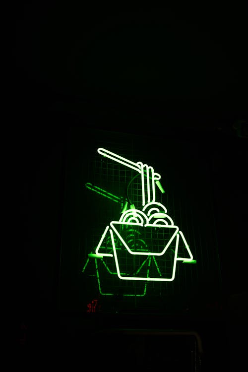 Green Neon Light Signage 