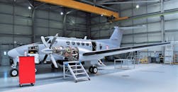 Gray Airplane in the Hangar