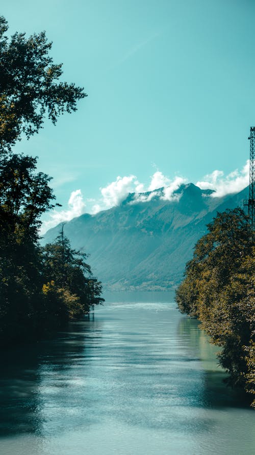 Landscape With Lake and Mountains