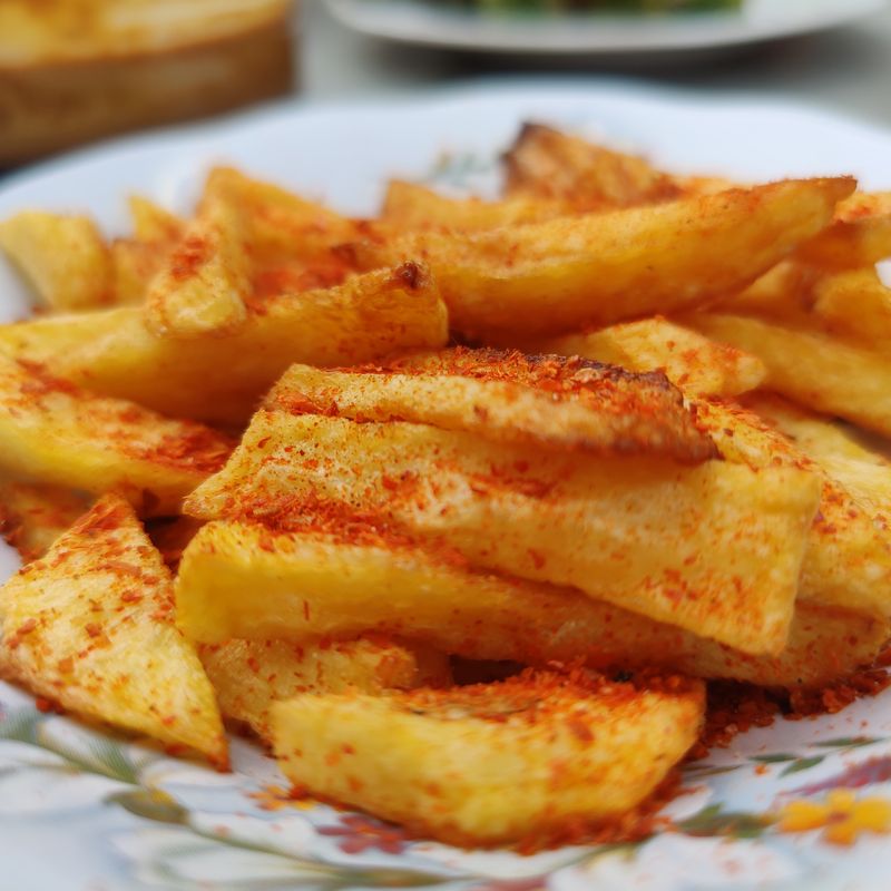 Air Fryer Spicy Cajun Potato Rounds