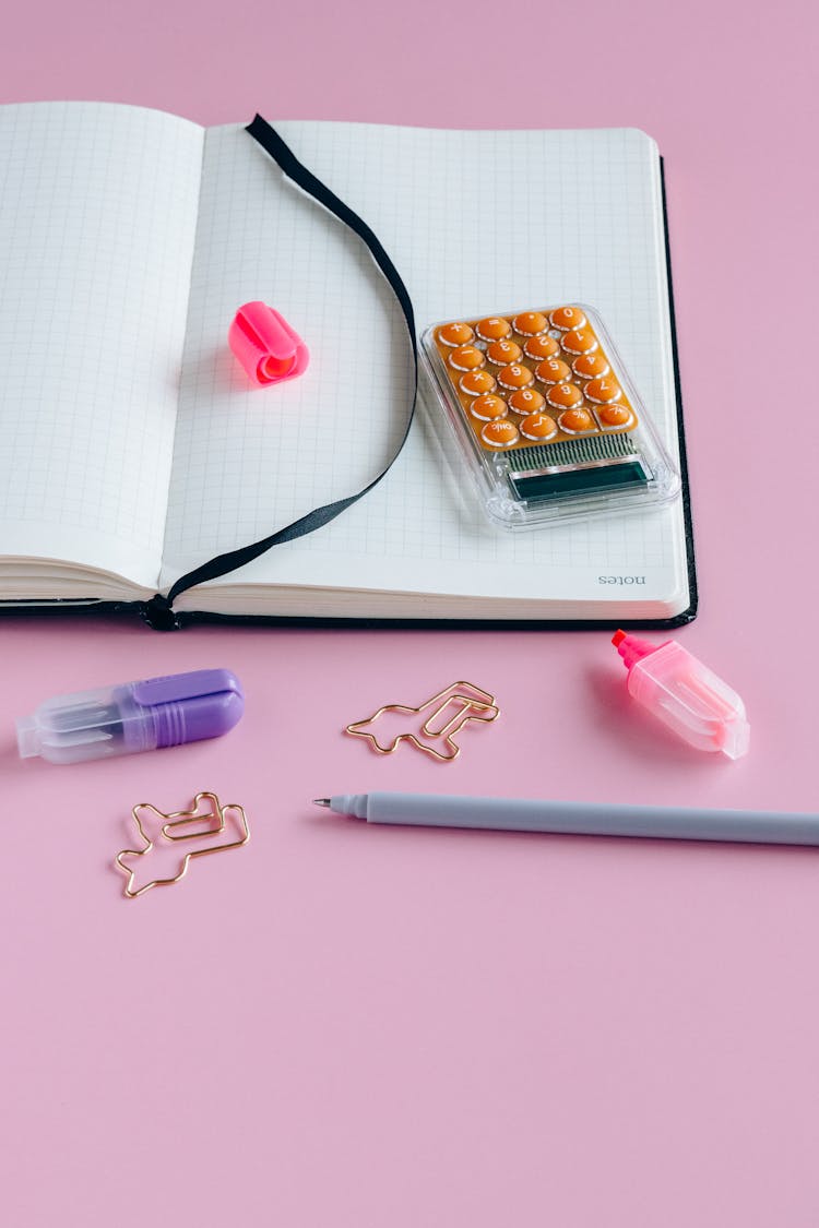 Calculator On A Notebook