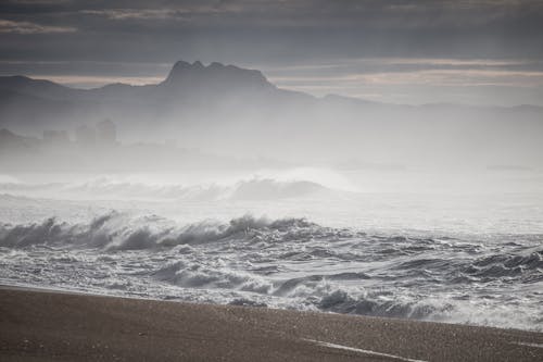 Ingyenes stockfotó hullámok, köd, óceán témában