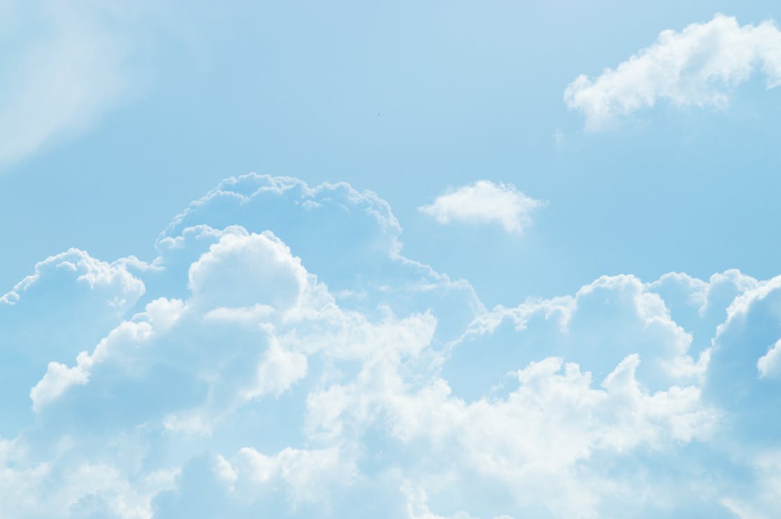White Clouds and Blue Sky · Free Stock Photo