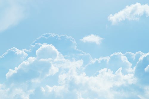 beyaz, bulut görünümü, bulutlu içeren Ücretsiz stok fotoğraf