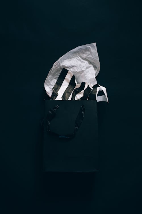 Shopping Bag With Tissue Paper