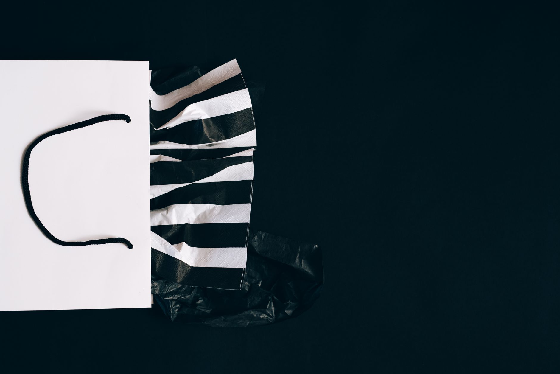 Shopping Bag With Tissue Paper