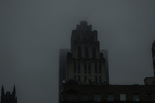 Free stock photo of big city, city photography, foggy